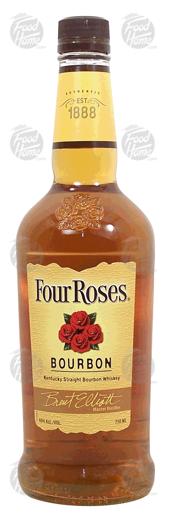 Four Roses Brent Elliott kentucky straight bourbon whiskey, 40% alc. by vol. Full-Size Picture